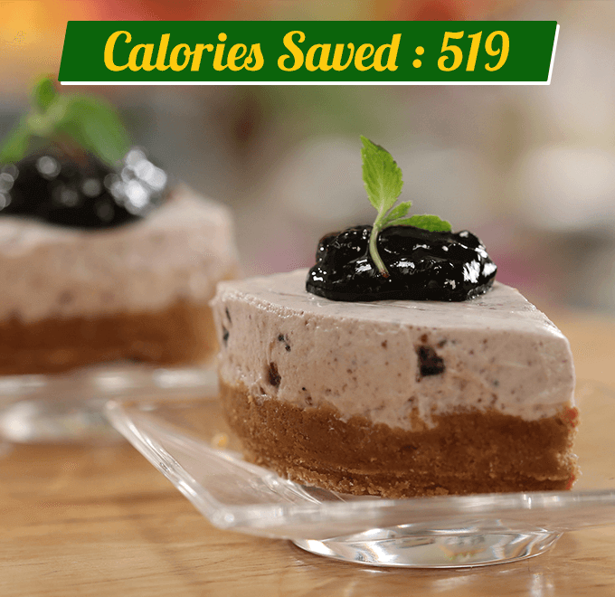Sugar Free Blueberry Cheesecake   