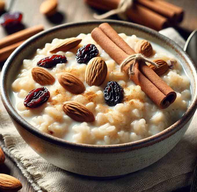 Oat Milk Rice Pudding 
