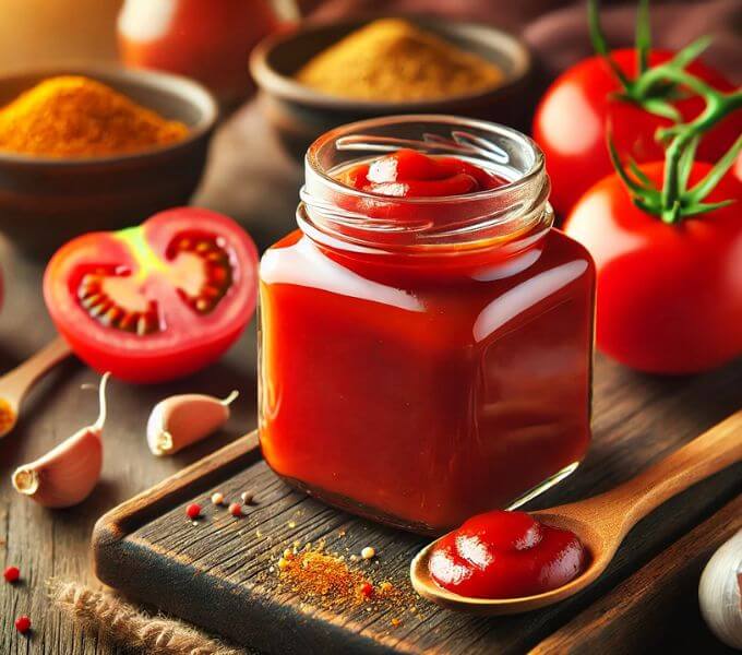 Homemade Sugar Free Tomato Ketchup Recipe